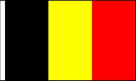 Belgium Hand Waving Flags